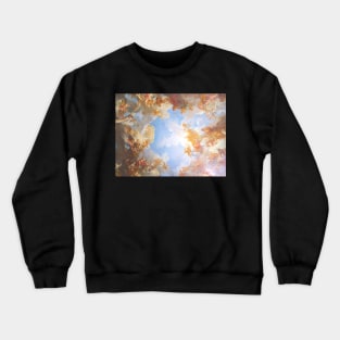 Ceiling painting of Palace Versailles near Paris, France Crewneck Sweatshirt